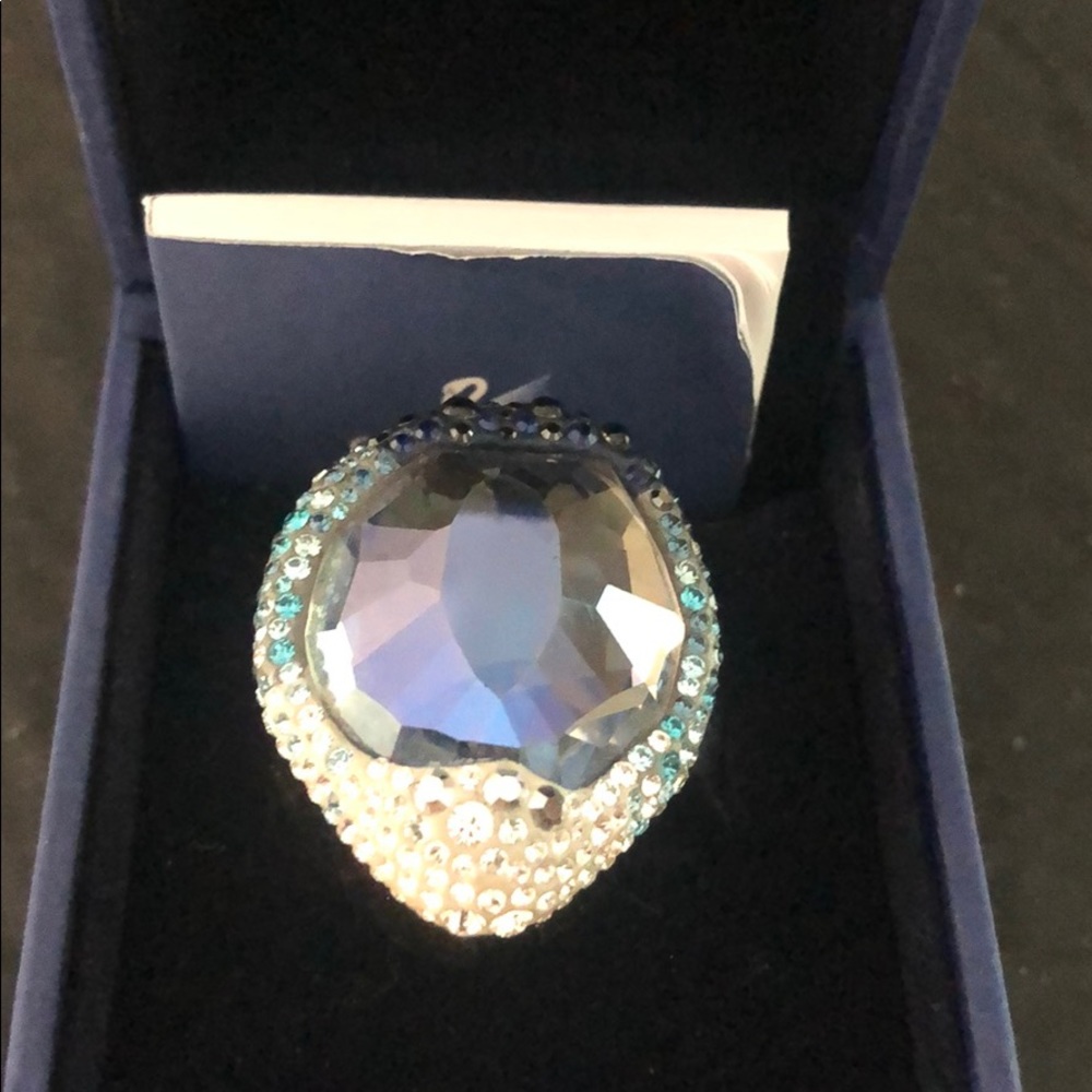 Swarovski ring. Swarovski Blue Hyacinth Ring.